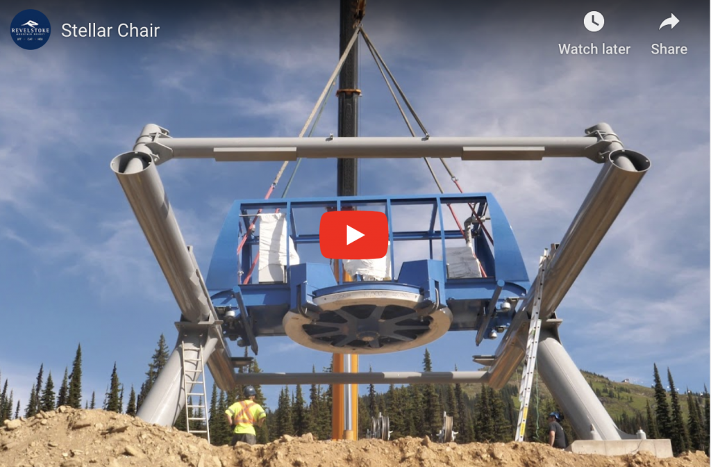 Revelstoke Mountain Resort Stellar Chair Installation - VIDEO